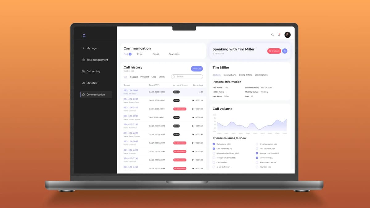 Call Center Monitoring Software That Automates 27% of Client Requests